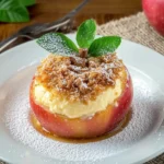 Bratapfel mit Cheesecake Füllung & Zimtstreuseln First Image First Image