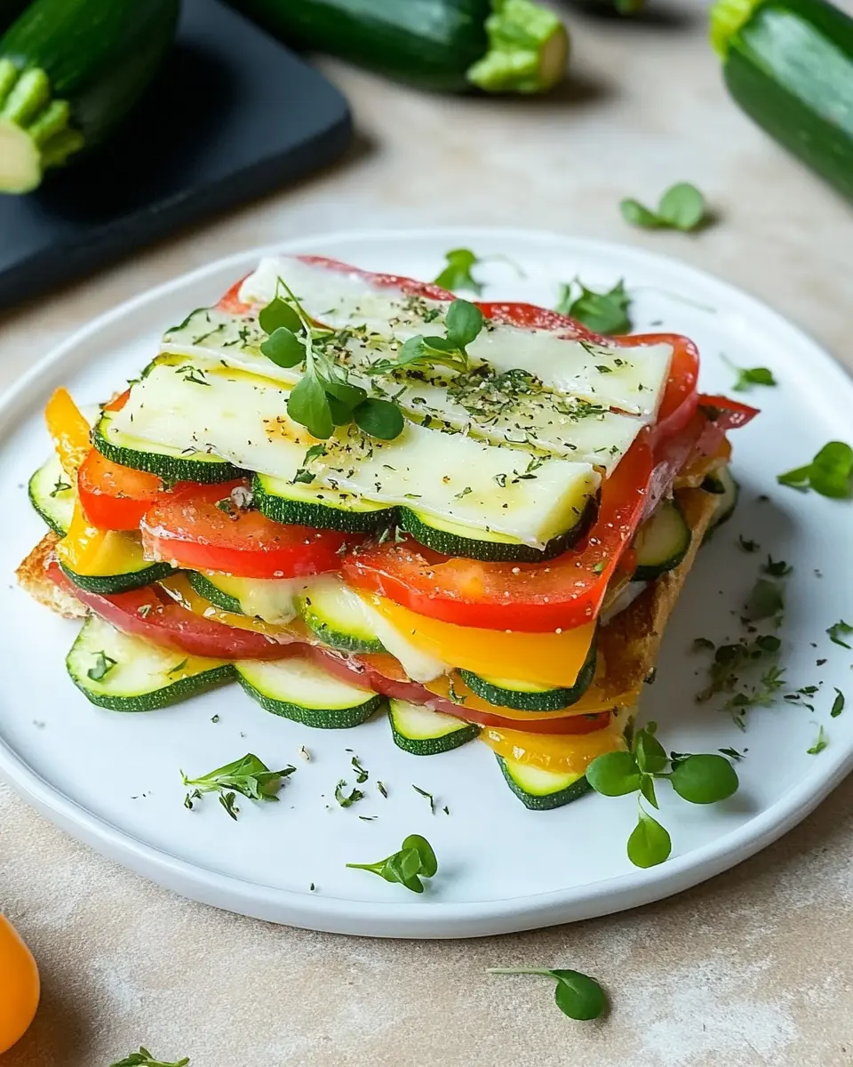 Zucchini Sandwich Bliss: A Healthy Take on Comfort Food