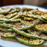 Grüne Bohnen aus dem Ofen First Image First Image