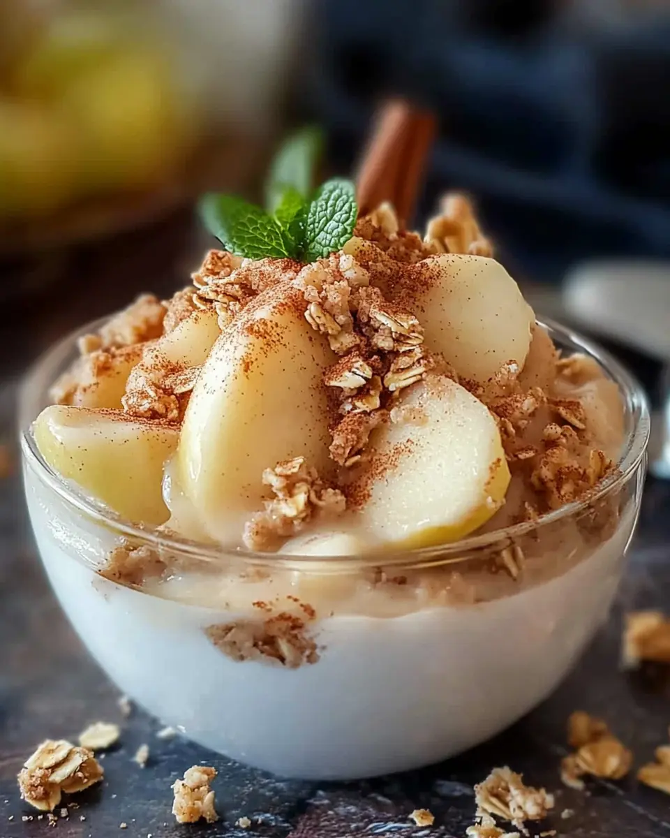 Home 6 Würziger Bratapfel Crumble: Indulgent Treat with Creamy Zimtsoße