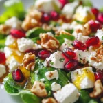 Feldsalat mit Granatapfel, Feta & Walnüssen First Image First Image