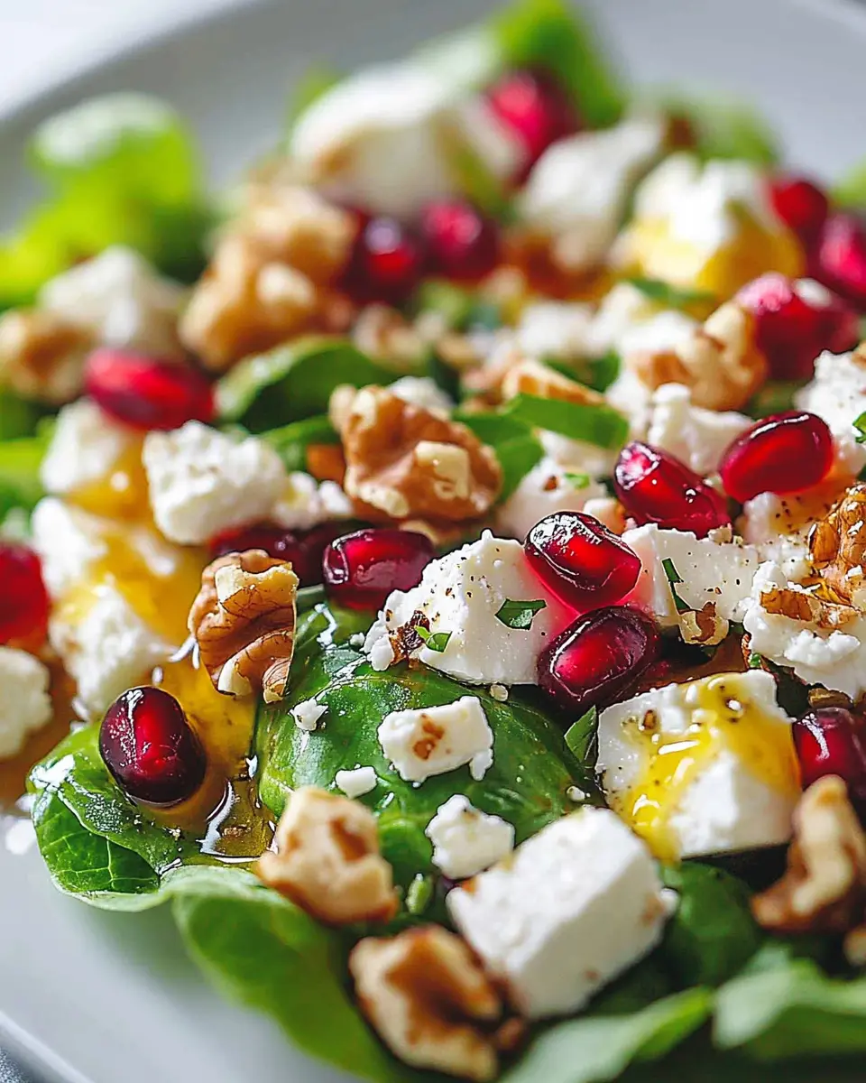 Home 3 Feldsalat mit Granatapfel: A Juicy Feta & Walnut Delight