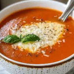 Tomatensuppe mit Parmesan First Image First Image